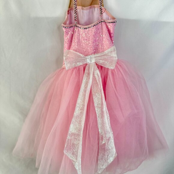 Pink Sequin Tutu Dress - Picture 4 of 6